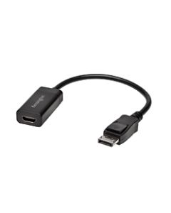 Kensington DisplayPort/HDMI Audio/Video Adapter - DisplayPort Digital Audio/Video - HDMI Digital Audio/Video