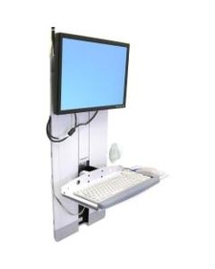 Ergotron StyleView 60-593-216 Lift for Flat Panel Display - White - 24in Screen Support - 30 lb Load Capacity