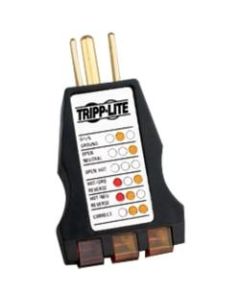 Tripp Lite - CT120 Circuit Tester - Black - Plastic