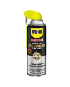 WD-40 Specialist Spray & Stay Gel Lubricant, 10-Oz Can, Pack Of 6 Cans