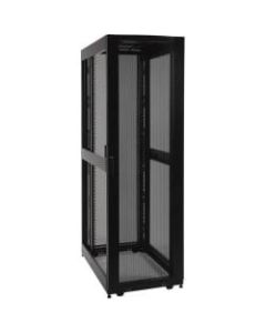 Tripp Lite 45U Rack Enclosure Server Cabinet Doors No Sides 3000lb Capacity - 45U Rack Height x 19in Rack Width - Black - 2250 lb Dynamic/Rolling Weight Capacity - 3000 lb Static/Stationary Weight Capacity