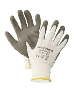 NORTH Workeasy Dyneema Cut Resist Gloves - Polyurethane Coating - Medium Size - High Performance Polyethylene (HPPE) Liner - Gray, Light Gray - Cut Resistant, Flexible, Abrasion Resistant, Lightweight, Puncture Resistant, Comfortable, Durable, Knitted