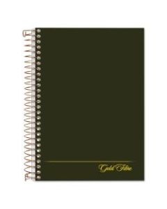 Ampad Gold Fibre Personal Notebook, 1 Subject, Medium/College Rule, Classic Green Cover, 5in x 7in, 100 Sheets