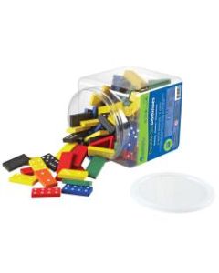 Learning Resources Double-Six Color Dominoes In A Bucket, Pack Of 168
