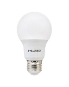 Sylvania A19 450 Lumens LED Bulbs, 6 Watt, 5000 Kelvin/Daylight, Pack Of 6 Bulbs