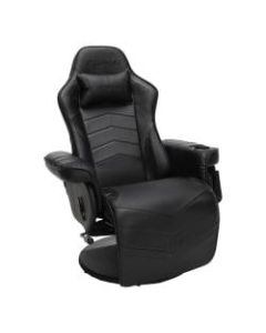 Respawn 900 Racing-Style Bonded Leather Gaming Recliner, Black