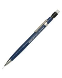 SKILCRAFT Push-Action Mechanical Pencils, Fine Point, 0.7 mm, Blue, Pack Of 12