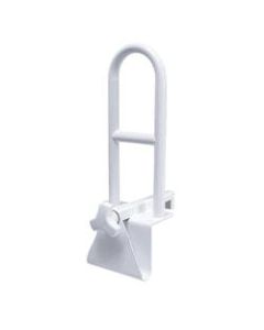 Medline Locking Bathtub Grab Bars, White, Case Of 2