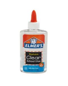 Elmers Clear Washable School Glue, 5 Oz.