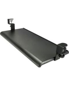 AIDATA EXTRA WIDE DESK CLAMP KEYBOARD TRAY - 2in Height x 13in Width - Black