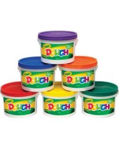 Crayola Super Soft Dough, 3 Lb, Assorted Colors, Carton Of 6 Buckets