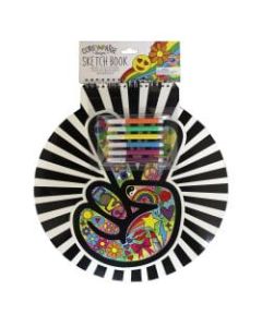 Inkology Jumbo Sketchbooks, 13in, 25 Pages (50 Sheets), Corey Paige, Pack Of 6 Sketchbooks