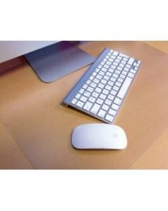 Floortex Desktex Polycarbonate Anti-Slip Desk Mats, 19in x 24in, Clear, Pack Of 2