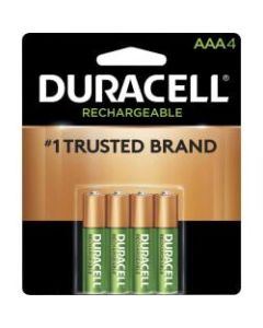 Duracell AAA Rechargeable Batteries - For Gaming Controller, Flashlight, Monitoring Device - Battery Rechargeable - AAA - 96 / Carton