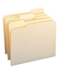 Business Source WaterShed File Folders, Letter Size, Manila, Box Of 50 Folders