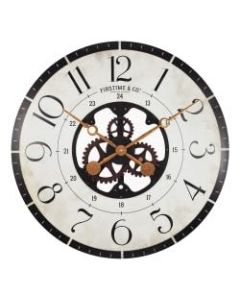 FirsTime & Co. Carlisle Gears Wall Clock, Multicolor