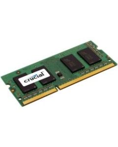Crucial 4GB DDR3 SDRAM Memory Module - For Desktop PC - 4 GB - DDR3-1600/PC3-12800 DDR3 SDRAM - 1600 MHz - CL11 - Non-ECC - Unbuffered - 204-pin - SoDIMM