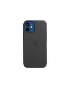 Apple Smartphone Case - For Apple iPhone 12 mini Smartphone - Black - Abrasion Resistant, Drop Resistant, Scratch Resistant, Dirt Resistant - Leather, MicroFiber