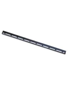 Unger Stainless Steel "S" Rubber Squeegee Channel For Select Unger Handles, 12inW, Black