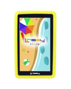 LINSAY 7in 2GB RAM 16GB Android 10 Quad Core Tablet with Yellow Kids Defender Case