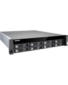 QNAP 8-bay High Performance Unified Storage - Intel Core i5 i5-4590S Quad-core 3 GHz - 8 GB RAM DDR3 SDRAM - Serial ATA/600 Controller - RAID Supported 0, 1, 5, 6, 10, Hot Spare, JBOD - 8 x Total Bays