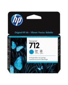 HP 712 DesignJet Ink Cyan Cartridge