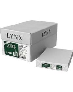 Domtar Lynx Digital Cover Paper, Letter Size (8-1/2in x 11in), 96 Brightness, 65 Lb, White, 250 Sheets Per Ream, Case Of 10 Reams