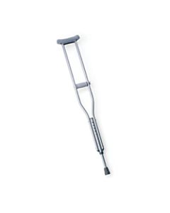 Medline Economy Aluminum Crutches, Child, Gray, Case Of 2 Pairs
