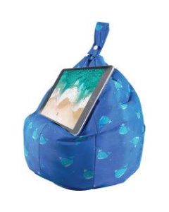 Planet Buddies Noah the Whale Tablet Cushion Stand - Up to 12.9in Screen Support - Polyester - Green, Blue