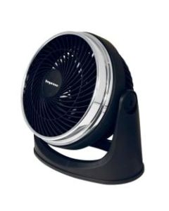 Impress 3-Speed Ultra-Velocity Fan, 10inH x 8inW x 9inD, Black