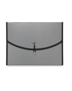 Office Depot Brand 7-Pocket Expanding File, 7in Expansion, Letter Size, Silver