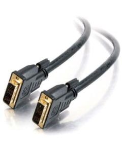 C2G 50ft Pro Series DVI-D Plenum M/M Single Link Digital Video Cable - 50 ft DVI Video Cable - First End: 1 x 24-pin DVI-D (Single-Link) Male Digital Video - Second End: 1 x 24-pin DVI-D (Single-Link) Male Digital Video - Shielding - Black