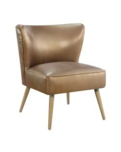 Office Star Avenue Six Amity Side Chair, Sizzle Copper/Light Brown/Gold