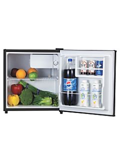 Lorell 1.6 Cu Ft Compact Refrigerator, Black