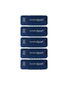 Centon DataStick Pro USB 3.0 Flash Drives, 32GB, Sport Blue, Pack Of 5 Flash Drives, S1-U3W2-32G-5B