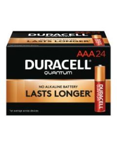 Duracell Quantum AAA Alkaline Batteries, Pack Of 24