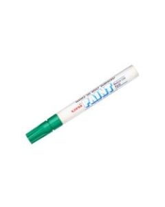 Uni-Paint Markers, Medium Point, Green, Pack Of 12