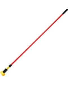 Rubbermaid Commercial Gripper 60in Fiberglass Mop Handle - 60in Length - Yellow, Red - Fiberglass, Plastic - 1 Each