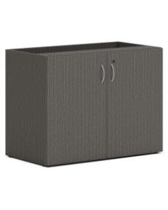 HON Mod Storage Cabinet - 36in x 20in x 29in - Drawer(s)2 Door(s) - Material: Laminate Door - Finish: Slate Teak Laminate