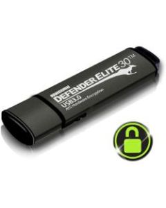 Kanguru Defender Elite30 Hardware Encrypted Secure SuperSpeed USB 3.0 Flash Drive, 64GB