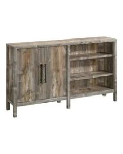 Sauder Granite Trace Console Credenza For 43in TVs, 33inH x 58inW x 12-5/8inD, Rustic Cedar