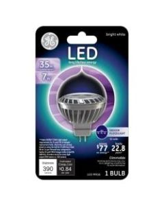 GE MR16 Dimmable 390 Lumens Indoor Floodlight LED Bulb, 7 Watt, 3000 Kelvin