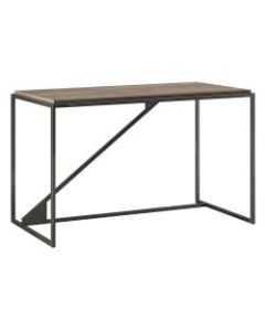 Bush Furniture Refinery Industrial Desk, 50inW, Rustic Gray, Standard Delivery