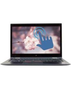Lenovo ThinkPad X1 Yoga Refurbished Laptop, 14in Touch Screen, Intel Core i5, 8GB Memory, 256GB Solid State Drive, Windows 10, OD5-1620