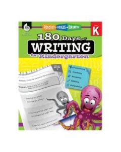 Shell Education 180 Days Of Writing Workbook, Kindergarten