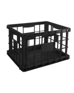 Office Depot Brand Letter/Legal File Crate, Medium Size, Black