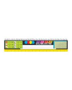 TREND Desk Toppers Reference Name Plates, Modern, 4 3/4in x 18in, Grades 3-5, 36 Plates Per Pack, Set Of 3 Packs