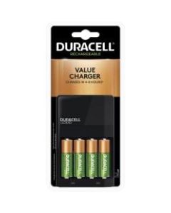 Duracell Ion Speed 1000 Battery Charger - 4 / Carton - 8 Hour Charging - 120 V AC, 230 V AC Input - 3 V DC Output - 4 - AA, AAA
