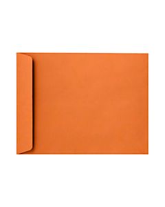 LUX Open-End 9in x 12in Envelopes, Peel & Press Closure, Mandarin Orange, Pack Of 250