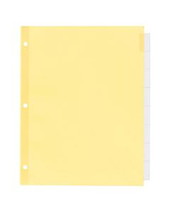 Avery Office Essentials 30% Recycled Dividers, 8 1/2in x 11in, 8-Tab, Clear 30% Recycled Dividers/Clear Tabs
